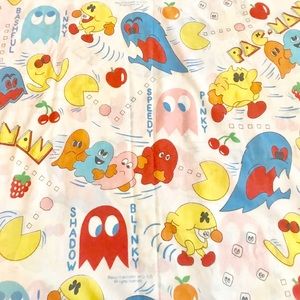 Vintage Pac-Man twin sheet set